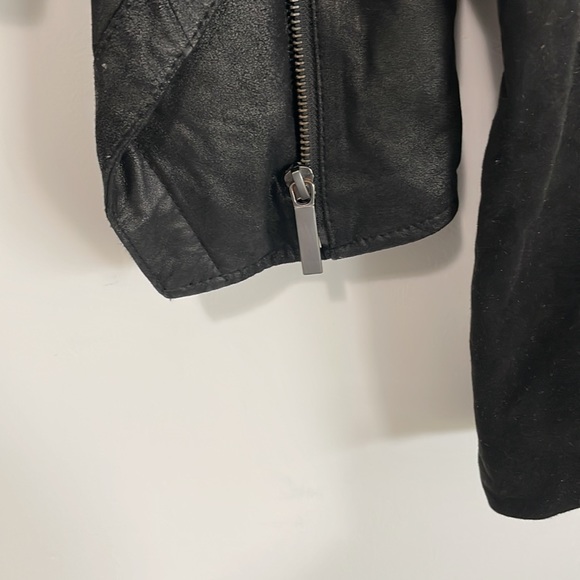 BARNEYS NEW YORK Leather Jacket - Picture 5 of 6